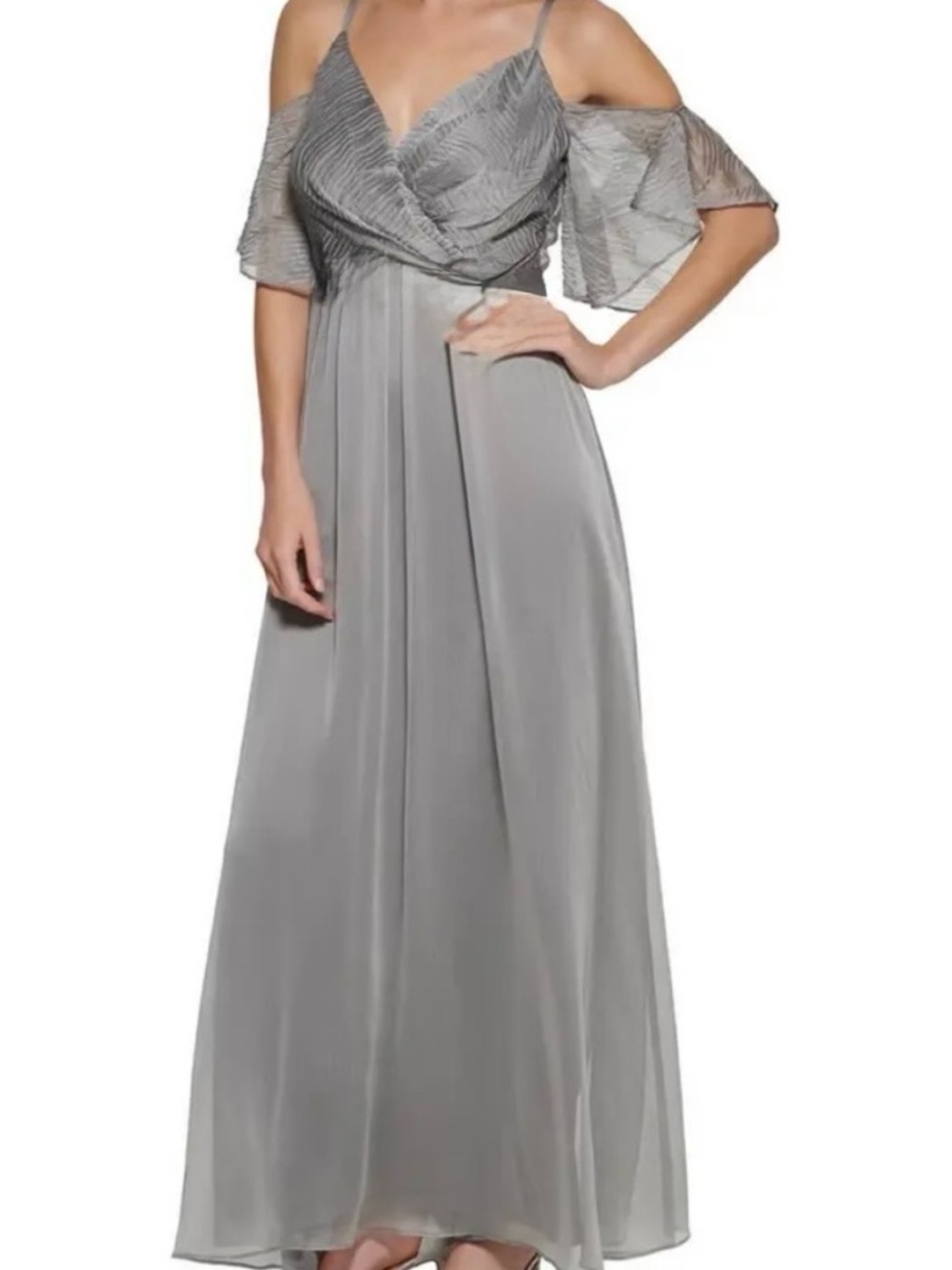 DKNY Cold-Shoulder Dress